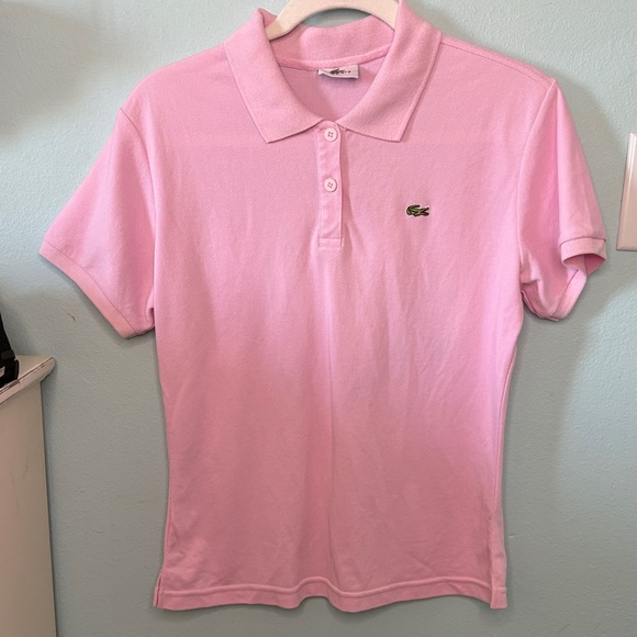 Lacoste Tops - Lacoste Soft Pink Polo Shirt